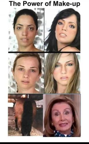 pelosi makeup