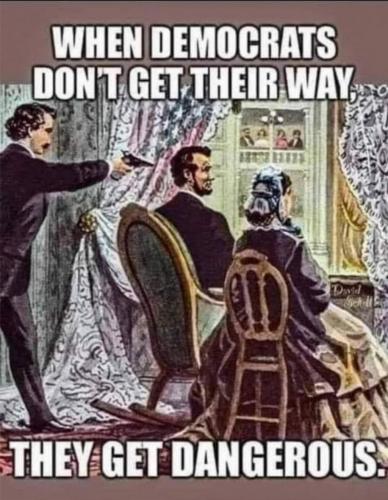 When democrats don't get their way they get ...