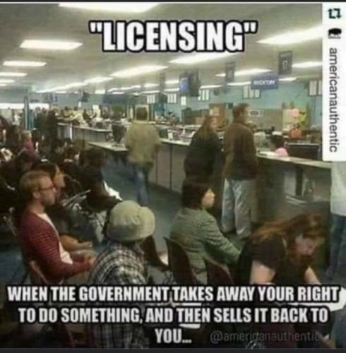 Licensing Tyranny 1