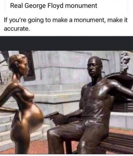 Real George Floyd Monument