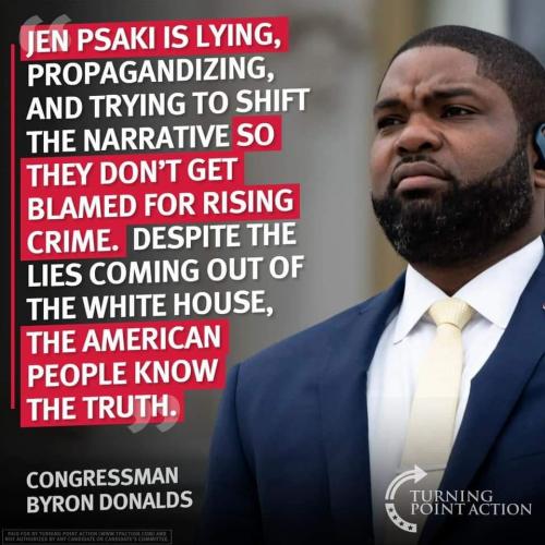 A RISING FORCE to be reckoned with, Donalds, a Republican representing Florida.