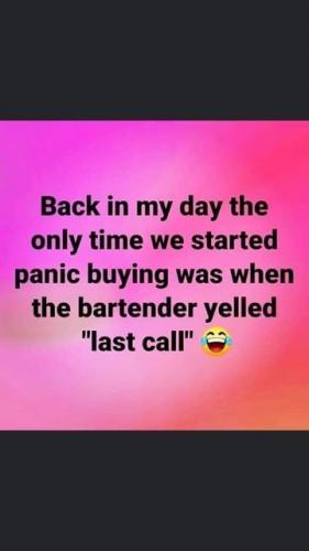 PANIC BUYING