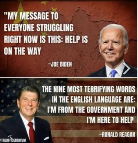 Biden says Help is on the way. What a crock of...