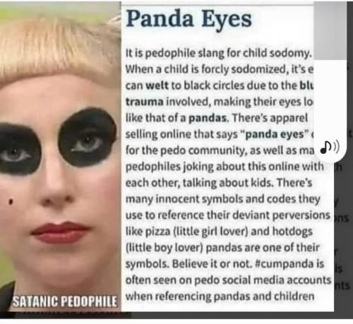 panda eyes