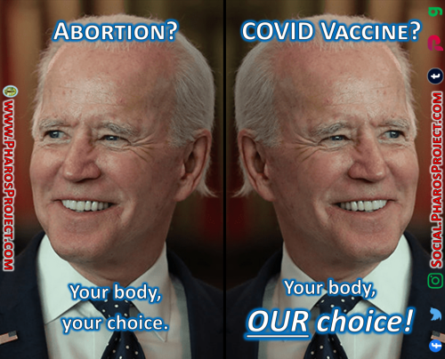 Joe Biden - Abortion vs COVID Vax - Web-Social