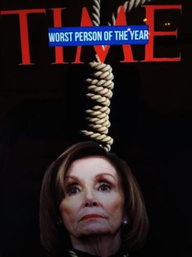 pelosi noose bannish