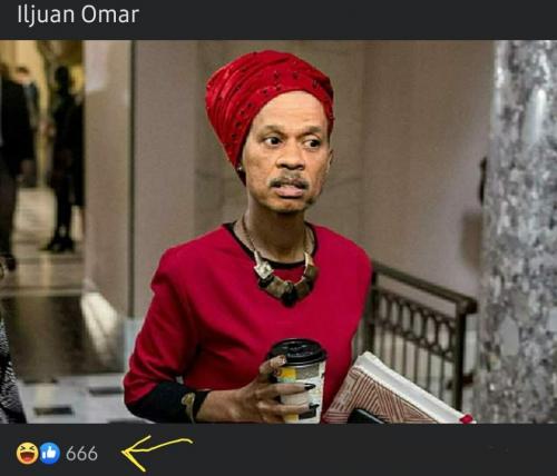 Il-Juan Omar (Juan Williams face on ilhan omar)