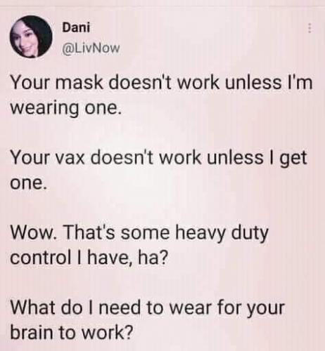 your mask