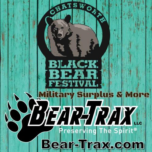 black bear festival bear-trax.com chatsworth ga military surplus