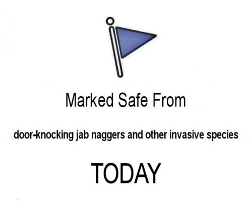 door-knocking jab naggers and other invasive species
