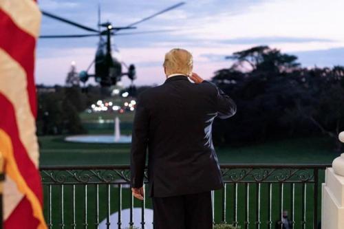 trump salute