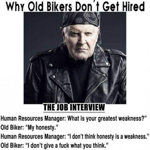 biker interview
