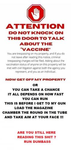 anti vaccine sign