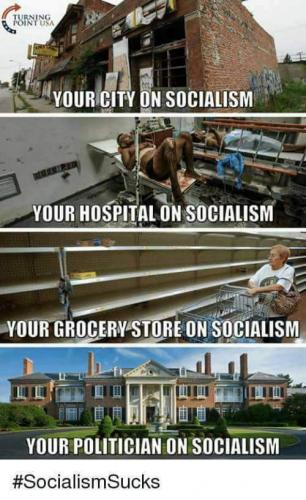 I lived in socialism. This is true. If you want socialism go take a flight there and live there for at least 3 years.