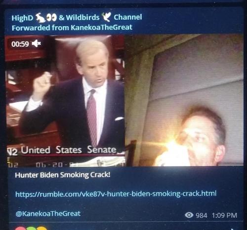 HUNTER SMOKING CRACK