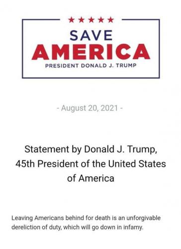 djt leaving americans behind