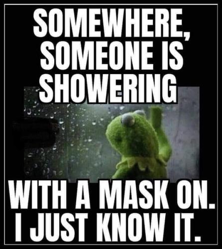 mask shower