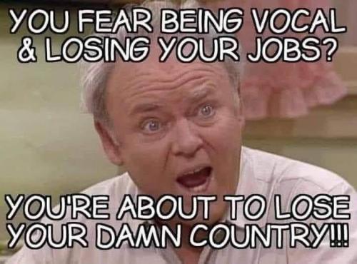 you fear about loing you job