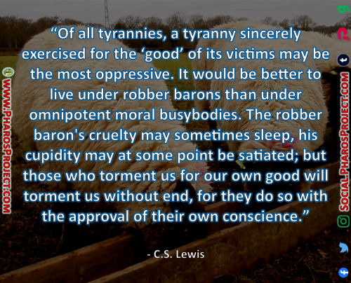 CS Lewis - Tyranny by Busybodies - Web-Social