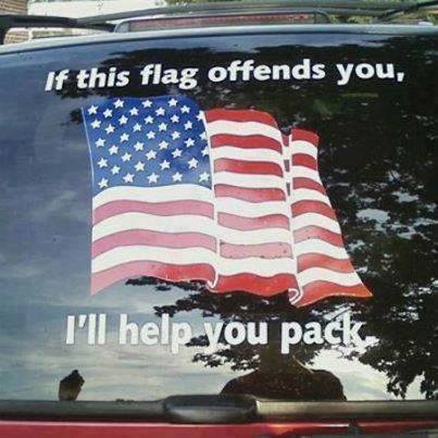 flag offends