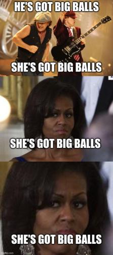 michelle obama big balls