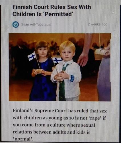 PRAY FOR THE CHILDREN OF FINLAND