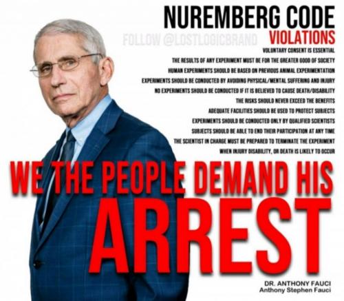 America Demands Fauci's Arrest