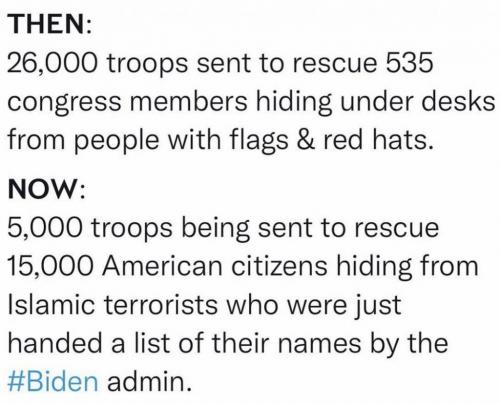 troops