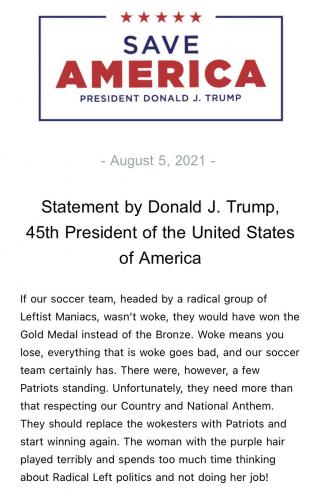 DJT statement