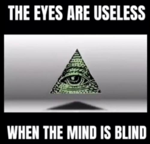 The Eyes Are Useless When the Mind Is Blind