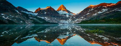 Mt Assinaboine and Lake Magog