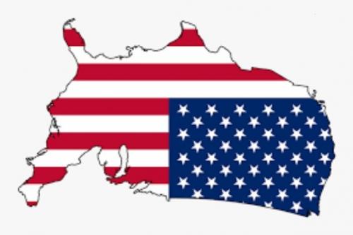 American Flag (Continent) Upside Down