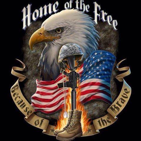 amer home of the free brave
