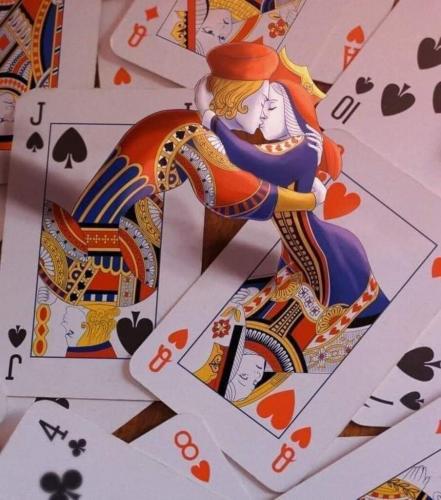 Playing card love