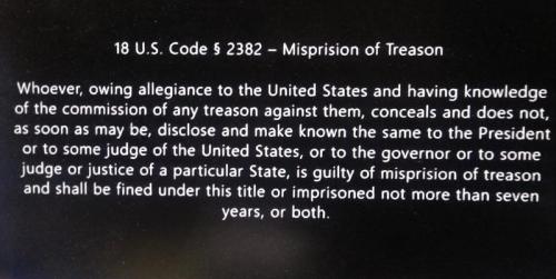 MISPRISION OF TREASON