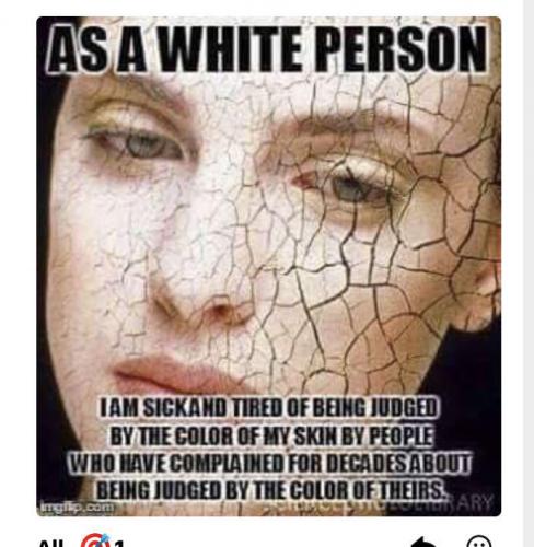 As a white person