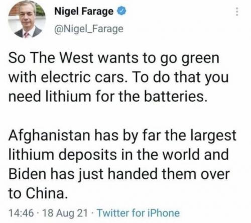 Lithium for China