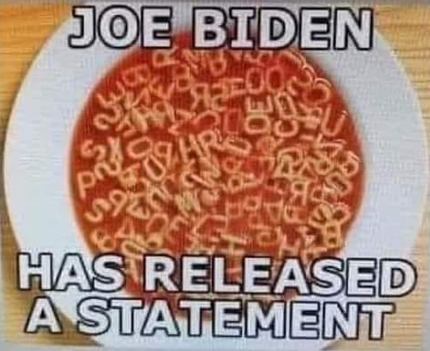Joe Biden Has Released A Statement