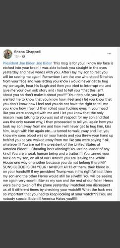 #GoldStarMom To #BidenMurder