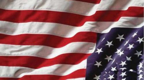 American Flag - The flag should never be displayed with the union down, except as a signal of dire distress in instances of extreme danger to life or property