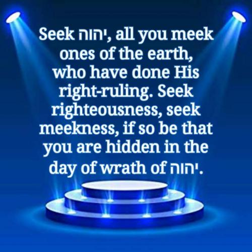 SEEK YAHWEH