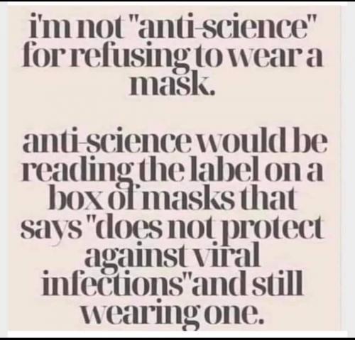 not anti science