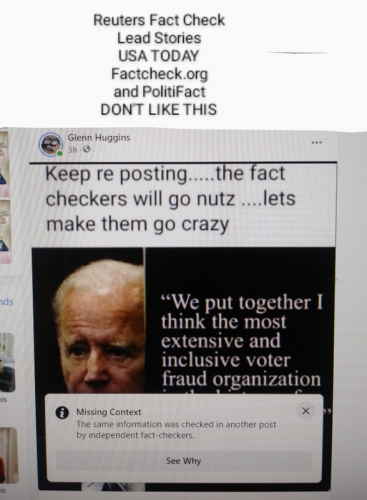 THE FACT CHECKERS DON'T LIKE THIS