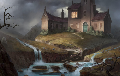 House on a dark hill