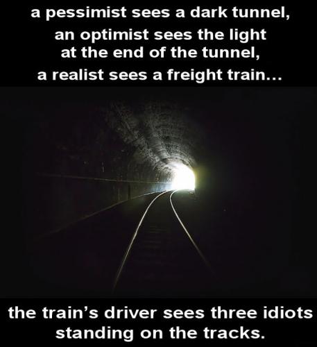 the light at the end of the tunnel