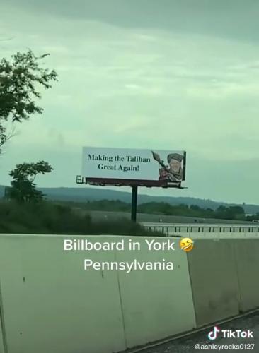 billboard in PA