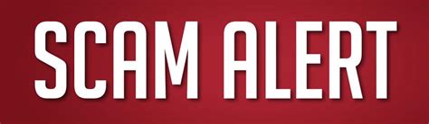 scam alert