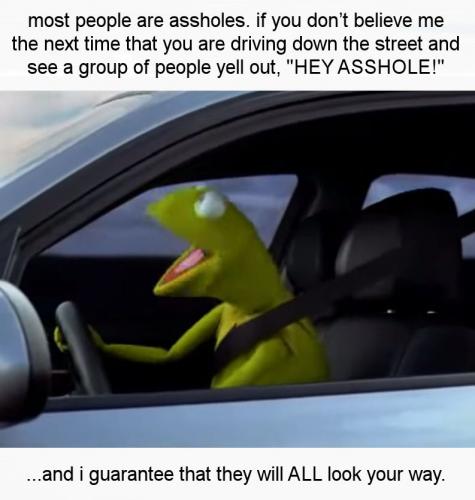 most people are assholes