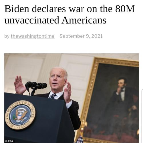 joE b¡dEn and the UNVACCINATED