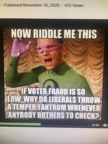 v fraud riddle